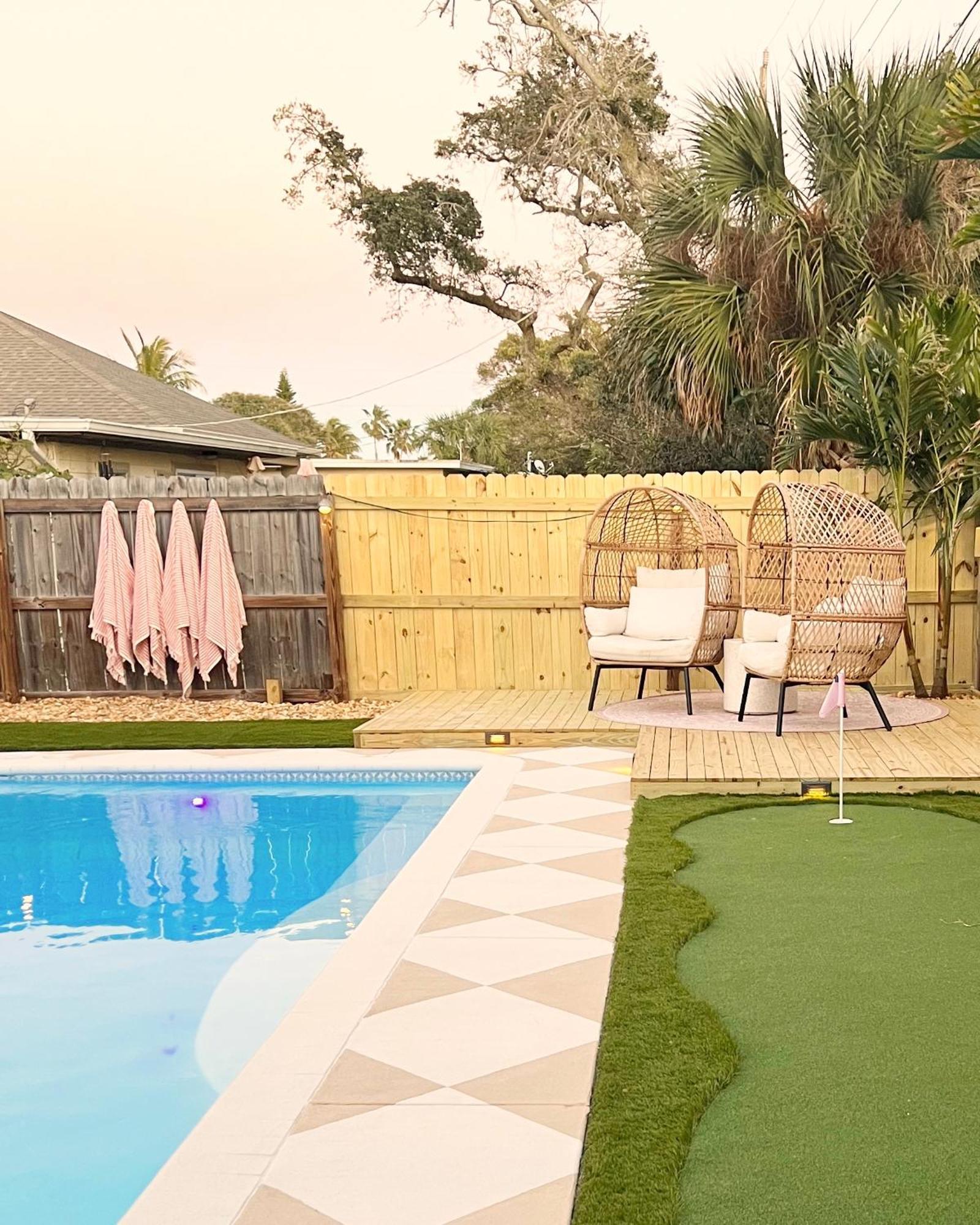 Luxury Villa 3 Blocks From The Beach With Pool A Fire Pit And Outdoor Oasis Mũi Canaveral Ngoại thất bức ảnh